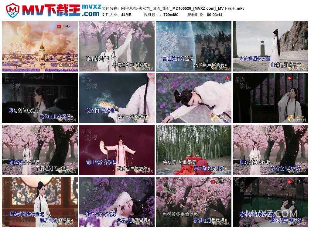 阿伊米拉-侠女情_国语_流行_MD105526